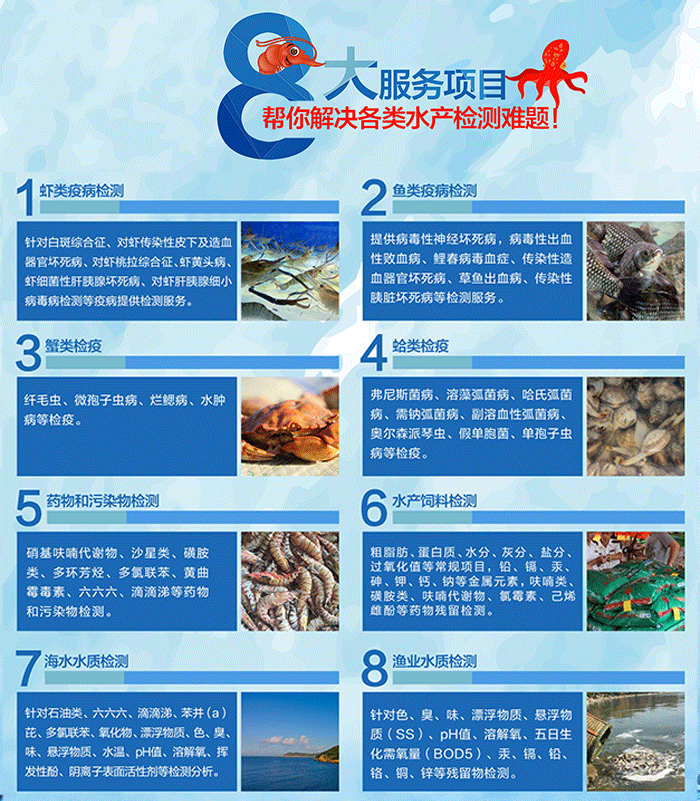 虾疫病检测第三方组织